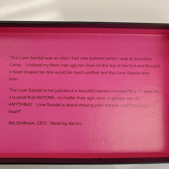 NIB - Black Leather Love Sandals - Beach Bum Black - Picture 3 of 6